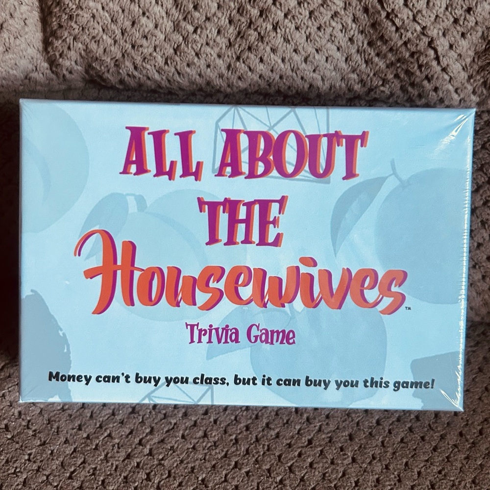 All About The Housewives Trivia Game - Blue Edition